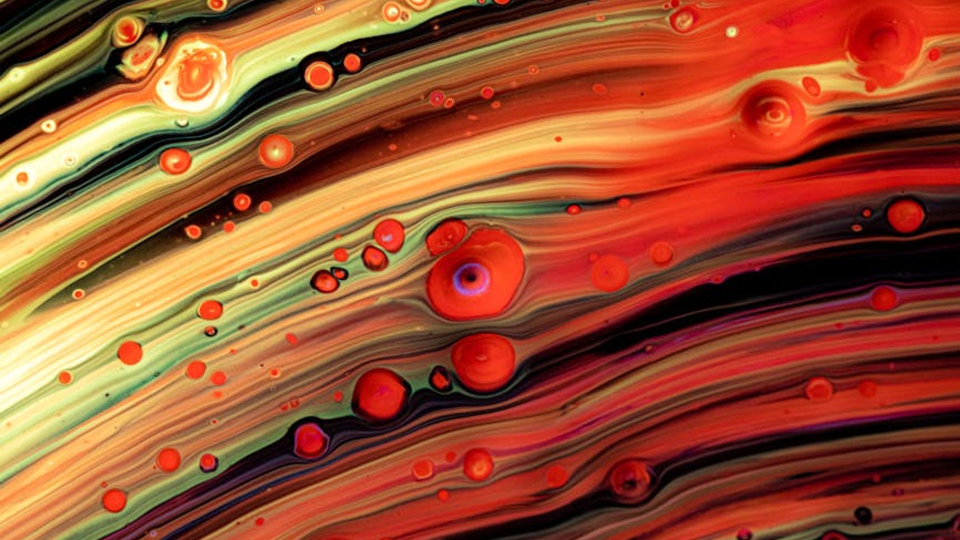 Abstract dynamic lines representing fluid movement.